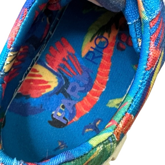 Farm Rio The Tropical Macaw Sneaker Sz US 8 NWOT - Picture 4 of 6